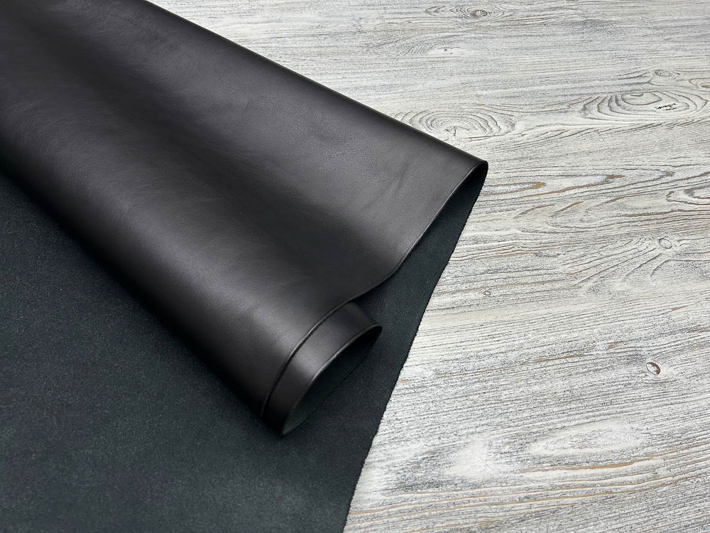 Odessa Lux Nero (1,1-1,3 мм), цв. Черный, натуральная кожа