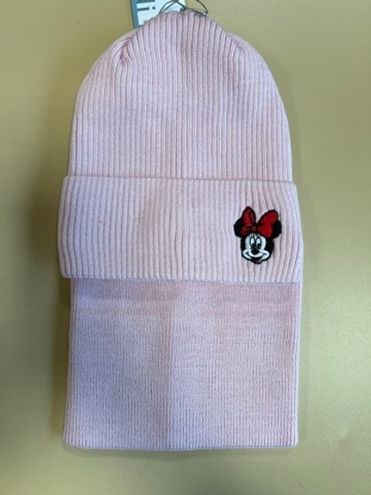 Комплект со снудом демисезонный "Минни" на девочку до 4 лет