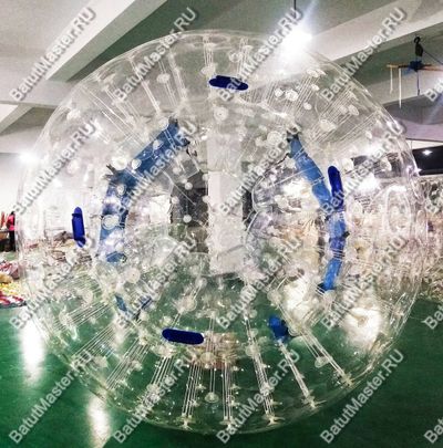 Зорб ТПУ"Капля", усиленные сиденья, диаметр 3 м