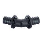 Угол надвижной REHAU 45° 25*25 (черный пластик)