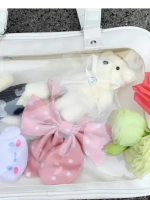 Сумка через плечо с прозрачным окошком