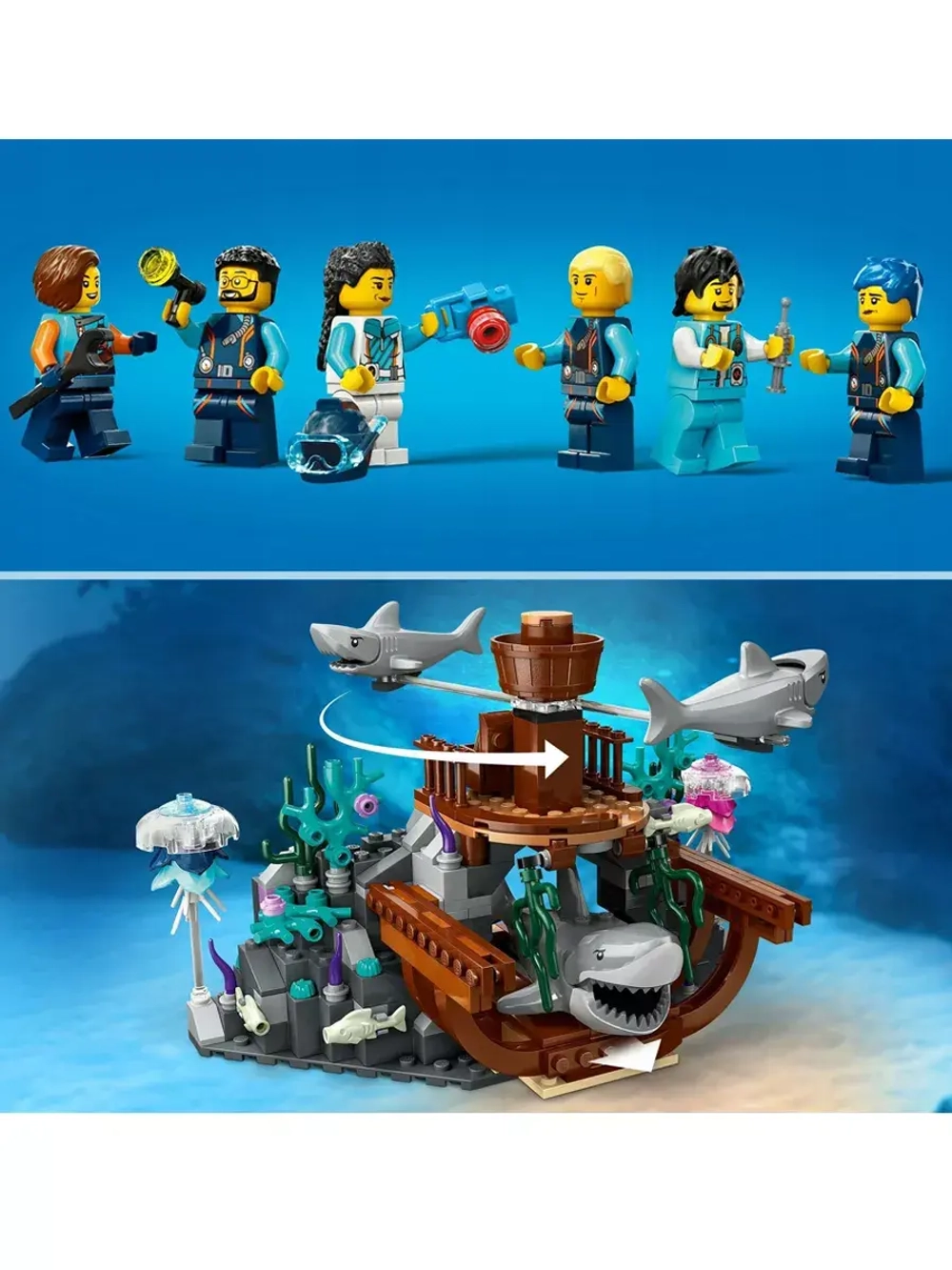 Лего Сити Глубоководная подводная лодка 60379 Lego City