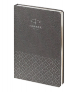 Ежедневник недатированный, серый c нанесением Logo Parker