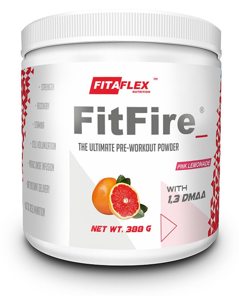 Fit Fire 388 грамм Роз лимонад (FitaFlex)
