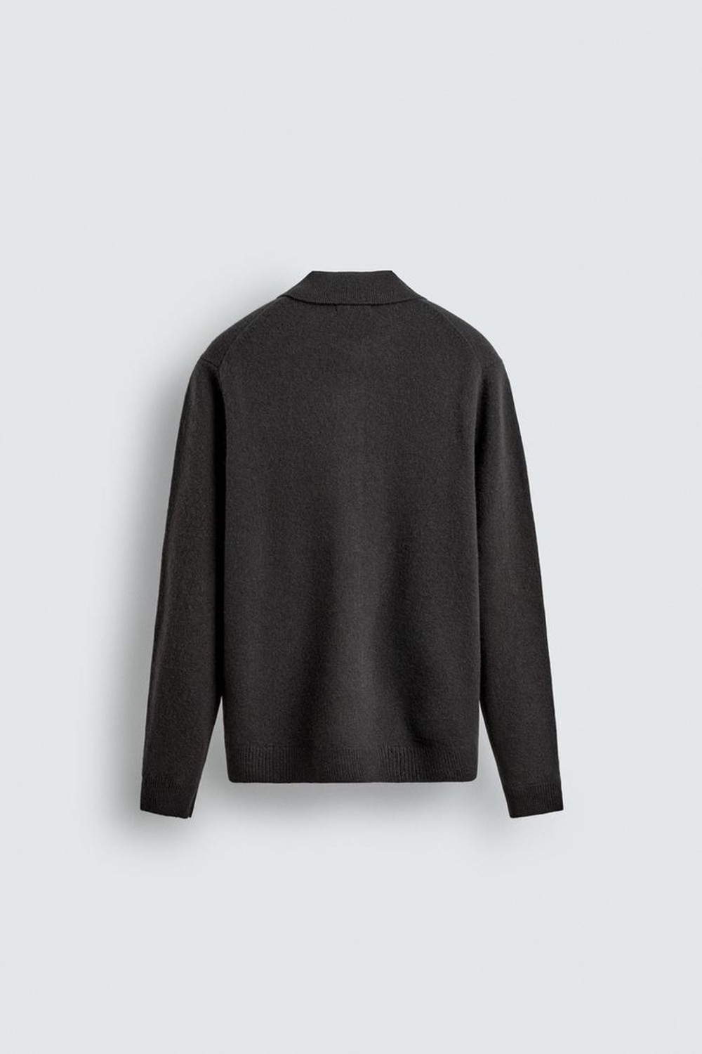 ZARA КАРДИГАН ИЗ СМЕСОВОЙ ШЕРСТИ - LIMITED EDITION, АНТРАЦИТОВО-СЕРЫЙ