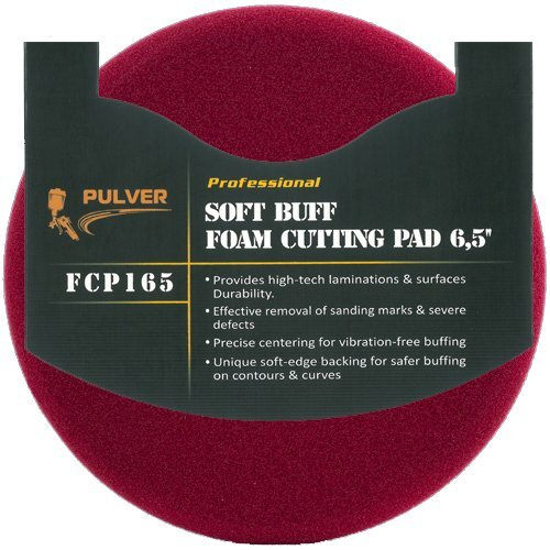 Полировальный режущий бордовый 165 мм PULVER