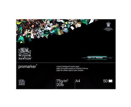 Winsor$Newton Альбом для маркеров, 70 г/м, А4, 50 л.