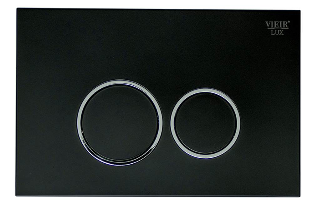 Кнопка для инсталляции с КРУГ. клав. (ЧЕРНЫЙ)  ViEiR  (50/1шт)