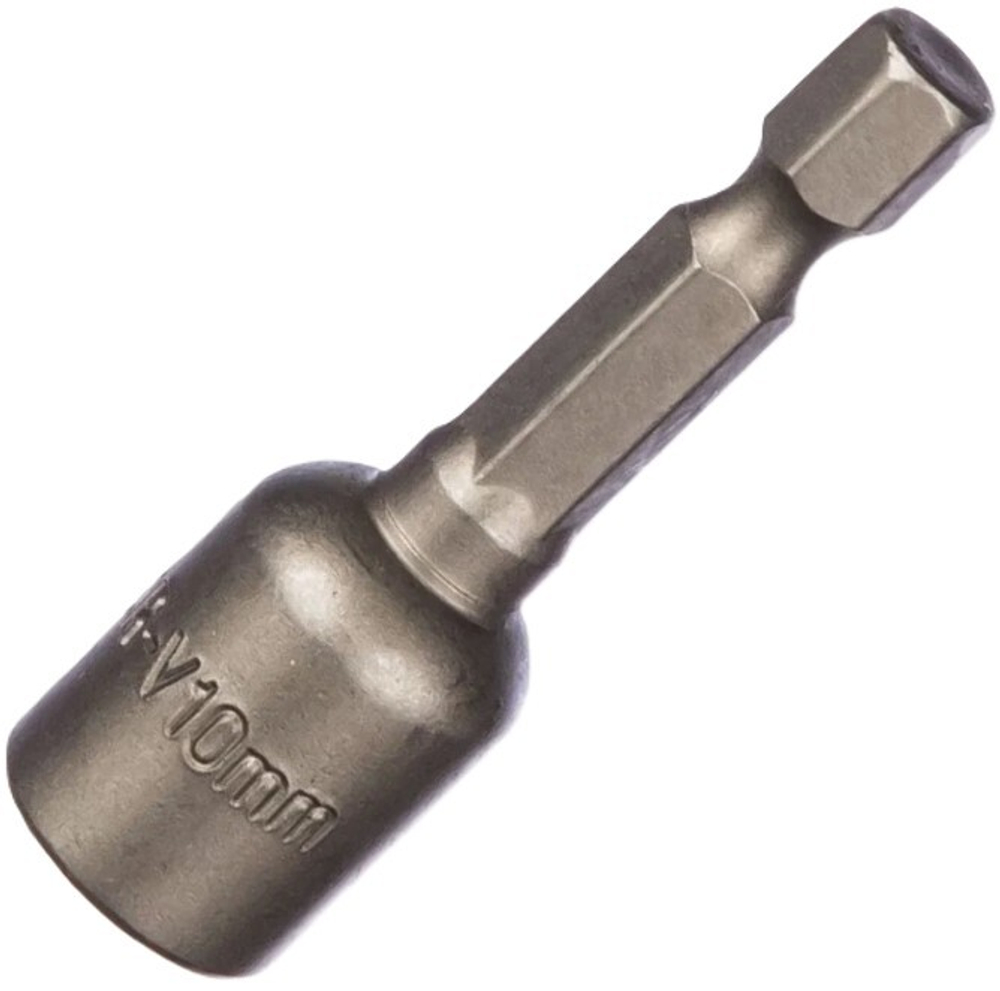 57940-1 Бита с торцевой головкой 10мм с магнитом L48мм кованая