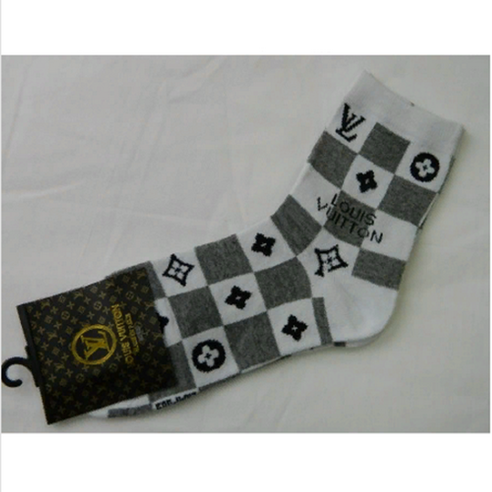 Мужские носки белые LOUIS VUITTON