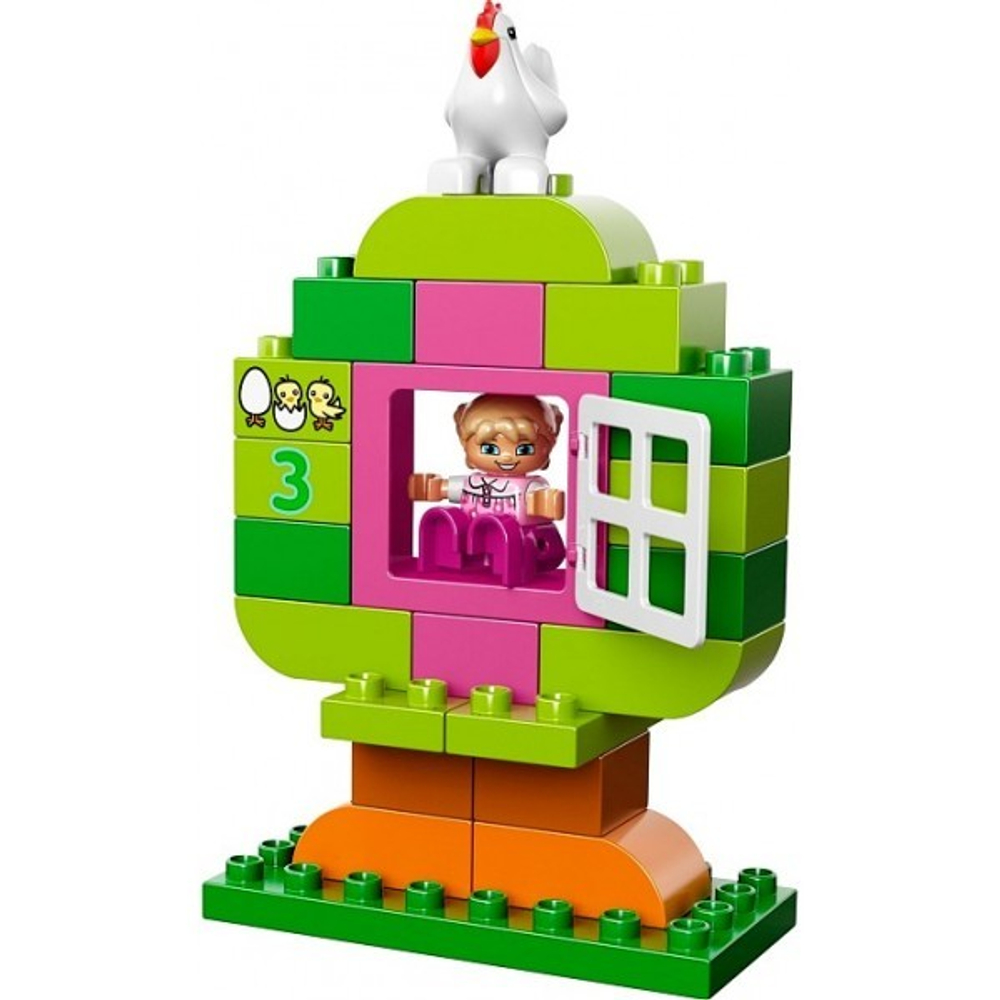 LEGO Duplo: Лучшие друзья: Курочка и кролик 10571 — All-in-One-Pink-Box-of-Fun — Лего Дупло