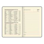 Ежедневник недатированный МАЛЫЙ 100х150 мм А6 BRAUBERG "Metropolis Ultra", под кожу, 160 л., коричневый, 113301