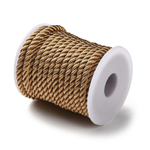 Шнур витой 5мм, светло-коричневый (1м)