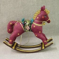 Ёлочная игрушка Лошадка-Качалка №2
