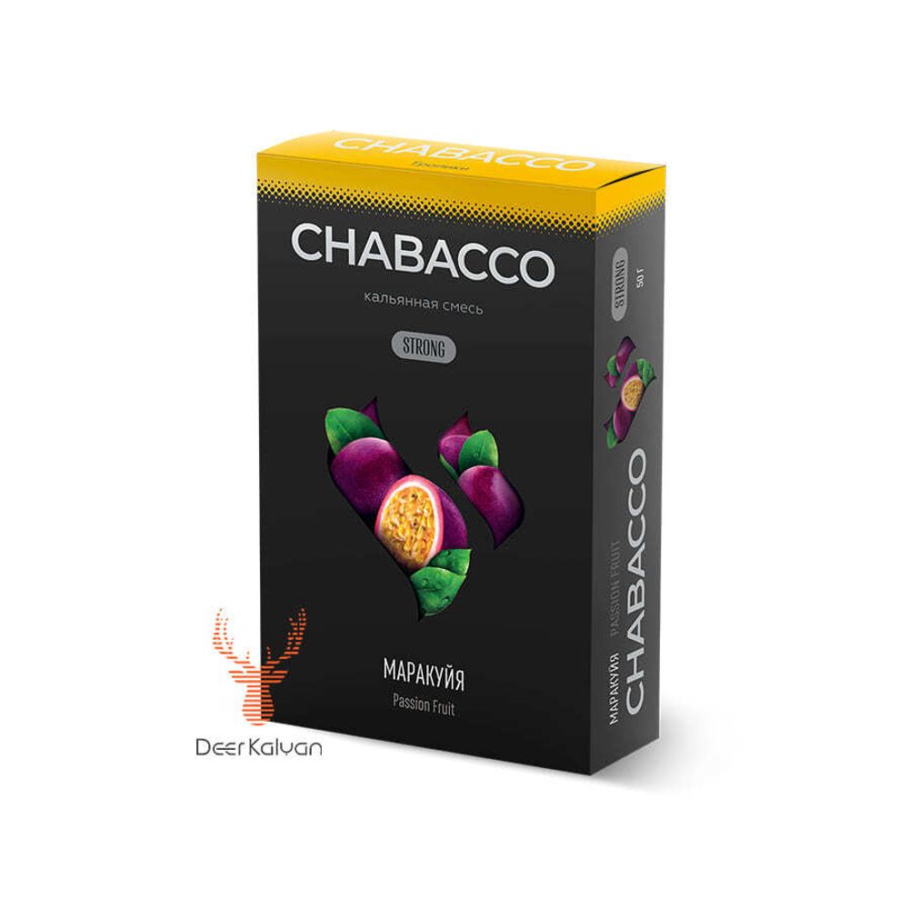 [М] Chabacco &quot;Passion Fruit&quot; (Маракуйя) Strong 50 гр.