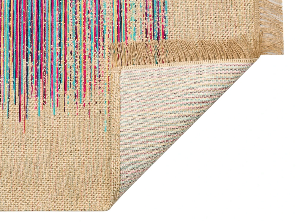 Ковер BROOKLYN 160*230, бежевый,фиолетовый