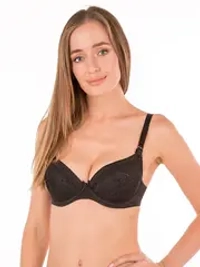 Бюстгальтер для кормления "Марго" черный