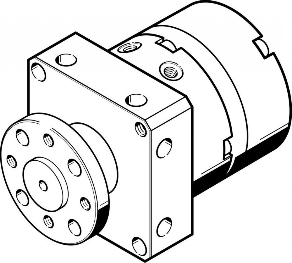 DSM-6-180-P-FF-FW Неполноповоротный привод