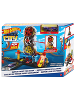 Игровой набор Хот вилс City Мастерская Крутой поворот HDP02 | Hot Wheels City Super Twist Tire Shop 4+