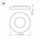 Потолочный светодиодный светильник Arlight Alt-Tor-BB910SW-120W Warm White 022751