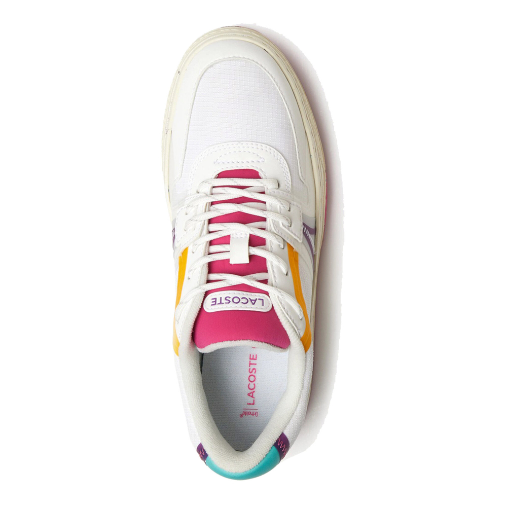 Женские теннисные кроссовки Lacoste L001 ECO Sneakers Women - White, Multicoloured