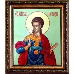 Азат Персидский, мученик. Икона на холсте.