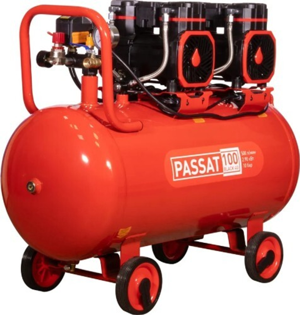 Компрессор поршневой безмасляный AURORA PASSAT-100 BLACK 4G 38255