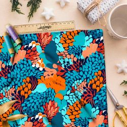 Ткань премиум шелк искусственный Армани абстрактное сотворение