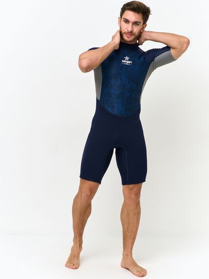 Короткий гидрокостюм Sargan Sport 1070/BL 2 мм синий