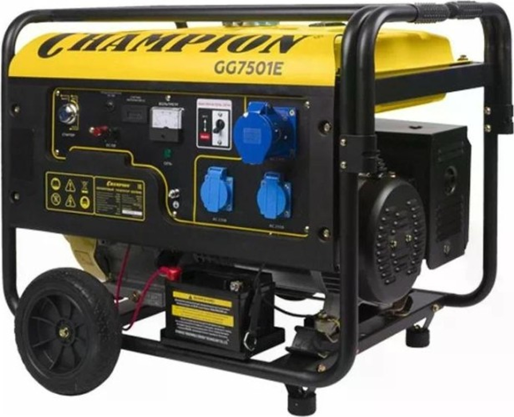 Генератор бензиновый CHAMPION GG7501E