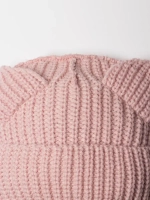 Шапка для подростка на осень с ушками