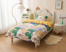 Детское постельное белье Sofi De MarkO Медвежата желтое