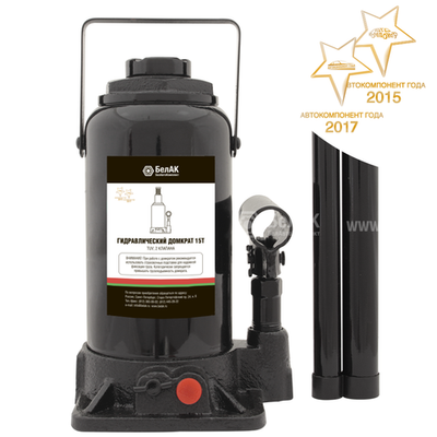 Домкрат 15 т.(TUV, 2 клапана) гидравлический 15 т. БелАК
