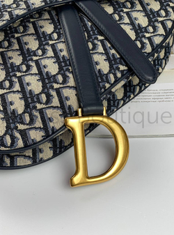 Сумка Saddle Dior (Диор) Oblique седло премиум класса