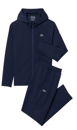 Мужской теннисный костюм Lacoste Tennis x Novak Djokovic - небесный