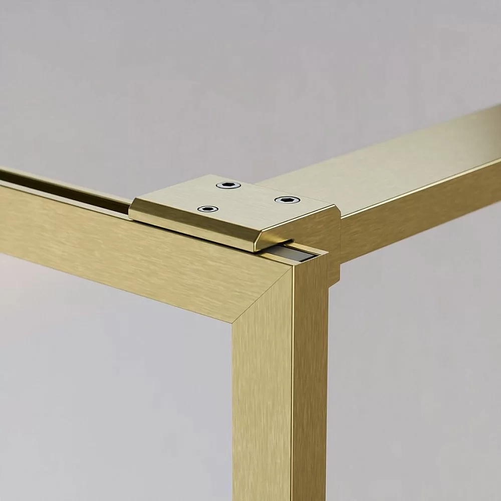 Душевое ограждение Radaway Modo F Gold II 100 10409104-99-01 стекло прозрачное/профиль брашированное золото