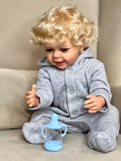 Кукла Реборн виниловая 55см в пакете (FA-012FVA)