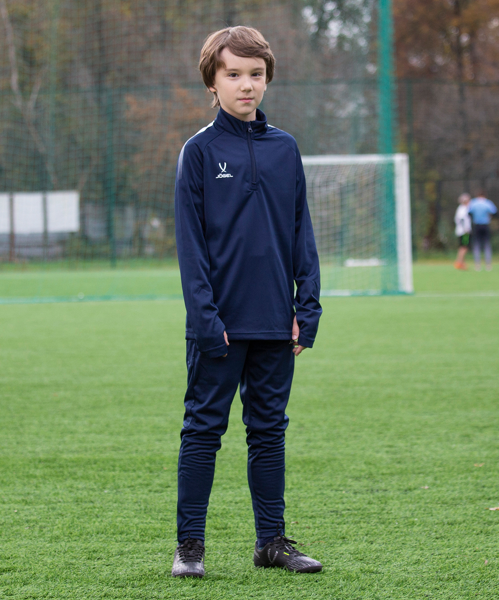 Джемпер тренировочный CAMP Training Top 1/4 Zip, темно-синий, детский