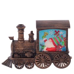 GAEM Изделие декор Паровоз "Гном/Олень/Эльф" (подсвет, AAAх2 н/п) L13 W4,5 H8,5 см, 3в.