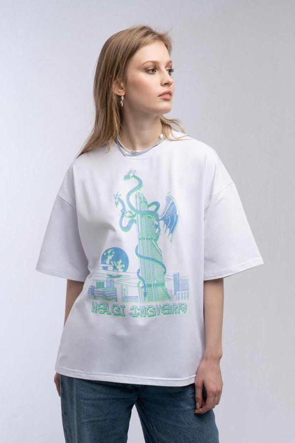 Футболка HELGI INGVARR Змей Белая - фото 5