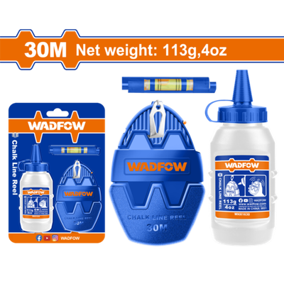 Шнур-отвес малярный 30 м (10/40) WADFOW WHX1630