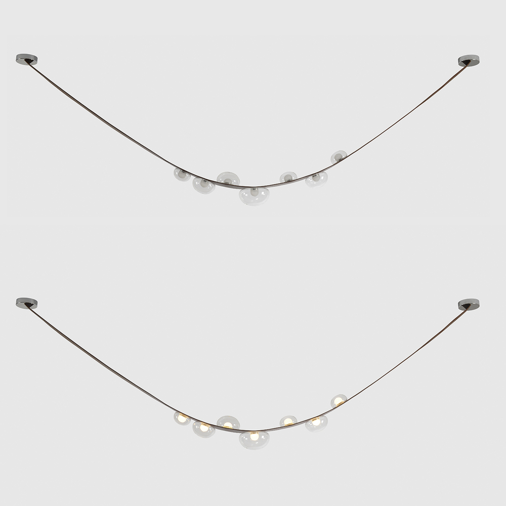 Светильник подвесной Crystal Lux BOSQUE SP7 L3000 BROWN/TRANSPARENT