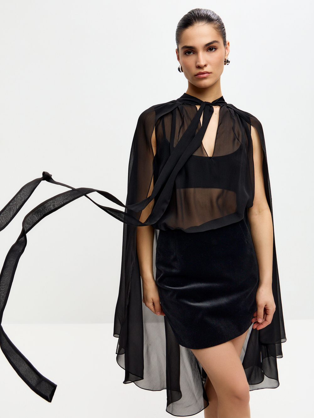 Блуза струящаяся FOG