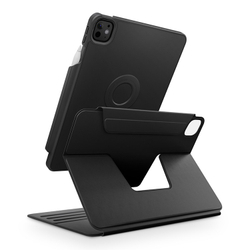 Uniq для iPad 11 (2025 A16)/ 10.9 (2022) чехол ROVUS SnapMount Magnetic 360 Rotate Detach Black