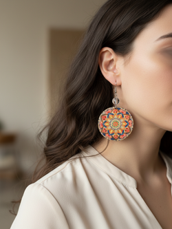 Серьги Мандалы