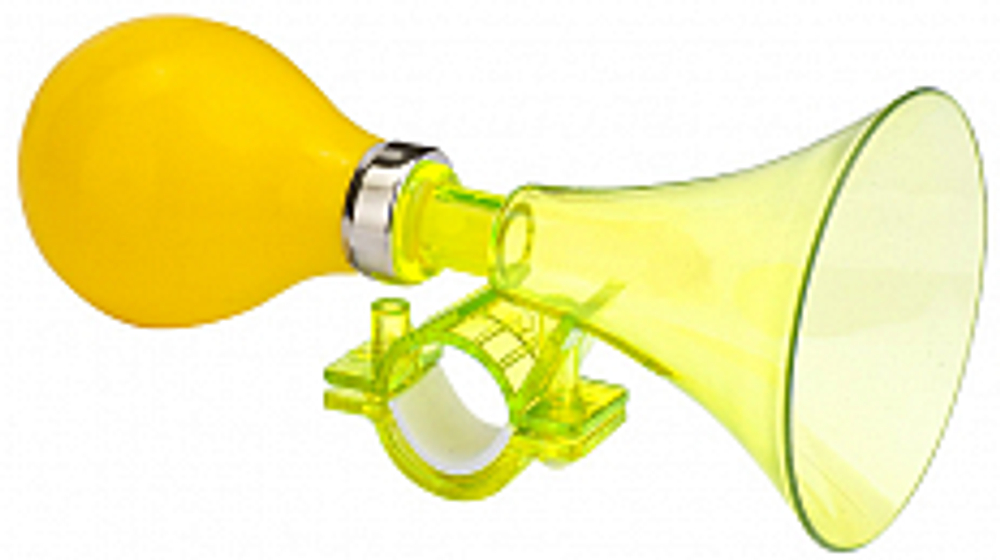 Клаксон 71DH-02 пластик/ПВХ, жёлтый