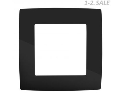ЭРА Эра12 Черный Рамка 1-местная 12-5001-06 Б0014746 - 10 шт