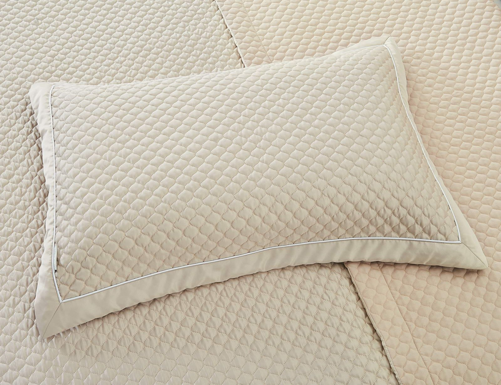 Покрывало 160х220 и наволочка 50х70 Sofi De MarkO Молли кремовое