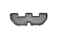 Коврики Standard, в салон LAND ROVER Discovery 4, 2010-2014, 2014- , 3-й ряд., 1 шт. (полиуретан, чёрные) Element.NLC.28.07.210