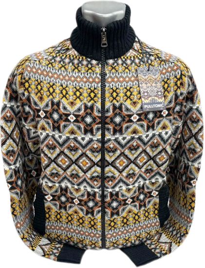 p-p 54-58. Pulltonic из шерсти и кашемира "Узорчатый" Разъемный замок. BATAL